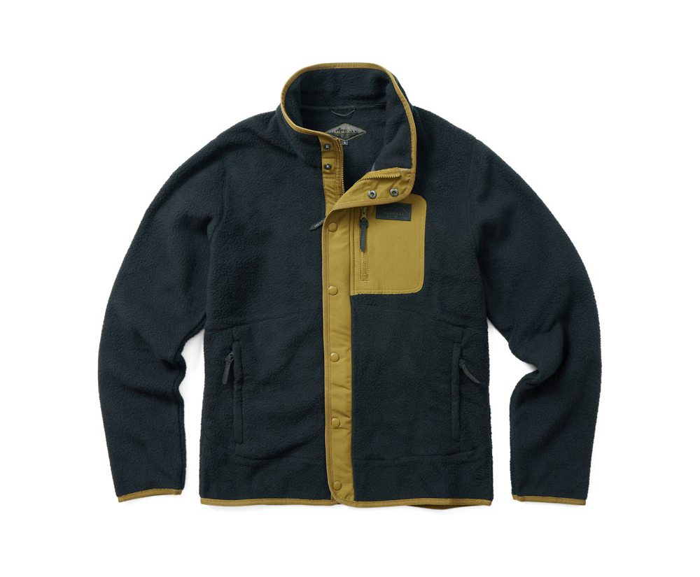 Jaqueta Homem - Merrell Sherpa W/Snaps And Overlays Full Zip - Pretas - ASC209814